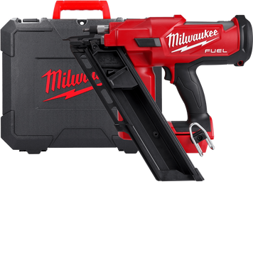 Пістолет цвяхозабивний акумуляторний безщітковий MILWAUKEE, M18 FFN-0C, 50/90мм (+ ключ, HD кейс) 4933471406 фото