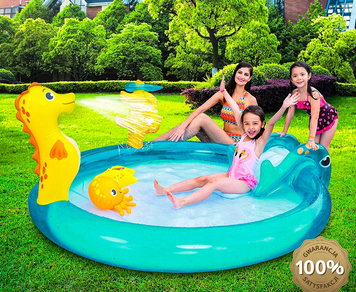 Басейн надувний круглий SunClub 200*152*40 SC200 фото