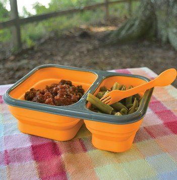 UST FlexWare Складаний ланч бокс + вилка 6007970 фото
