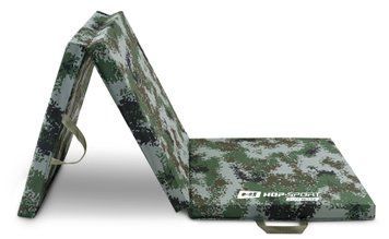 Мат гімнастичний Hop-Sport HS-065FM 5см твердий хакі 5902308220225 фото
