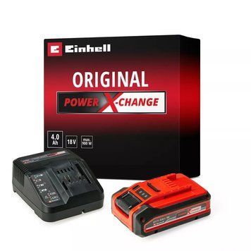 Акумулятор + зарядний пристрій Einhell 18V 4.0 Ah PXC PLUS Starter Kit (4512159) 4512159 фото