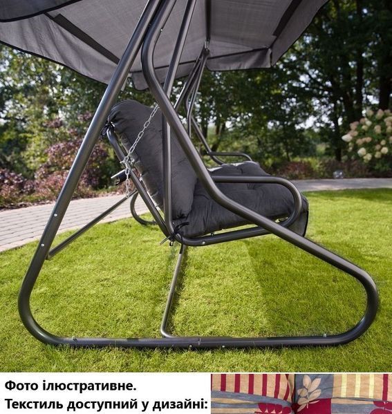 Гойдалка садова Patio Milano, червоний принт 5904134105301 фото