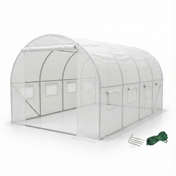 Садова теплиця парник LEOBRO Garden 10м&sup2; White 4х2,5 м (LB-G103-WHT) LB-G103-WHT фото