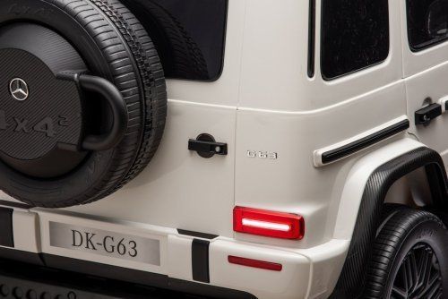 Дитяча акумуляторна машинка Mercedes Benz G63 AMG XXL Біла PA.DK-G63.BIA фото