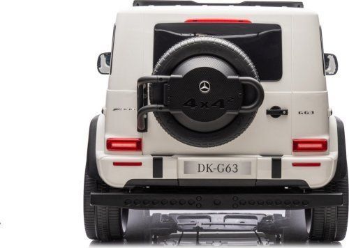 Дитяча акумуляторна машинка Mercedes Benz G63 AMG XXL Біла PA.DK-G63.BIA фото
