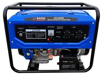Генератор бензин ZX7500 (6KW) з електростартером TATA GN-009 фото