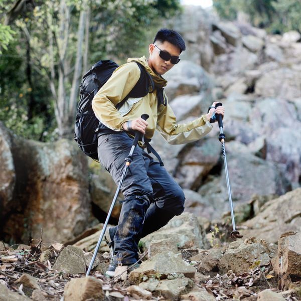 Трекінгова палиця Naturehike CNK2450DS013, 103-120 см, зелена 6927595790021 фото