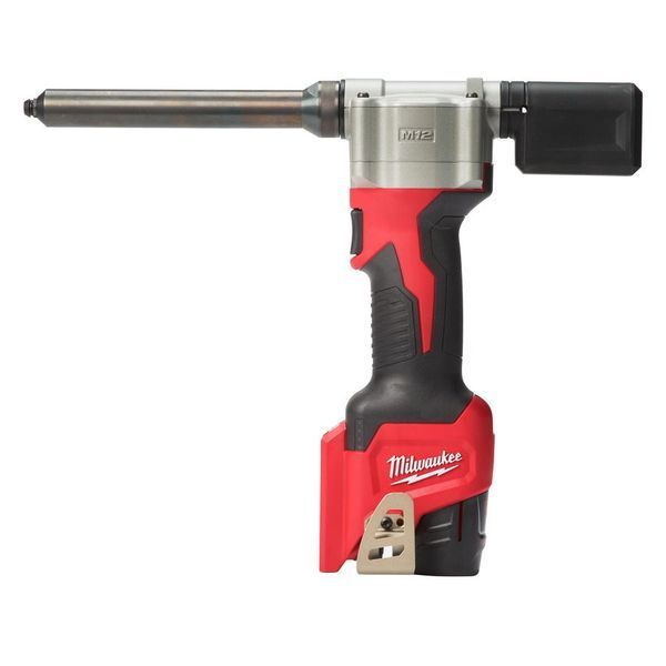 Акумуляторний заклепочник MILWAUKEE M12 BPRT-201X діаметр закл. 2,4-4,8мм 4933464405 (+ заряд.пристрій, 1 акум., 4 накінеч., HD 4933464405 фото