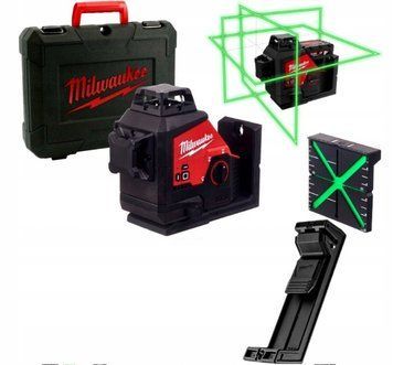 Нівелір лазерний 3D нівелір акумуляторний MILWAUKEE, M12 3PL-0C (кейс) 4933478103 фото