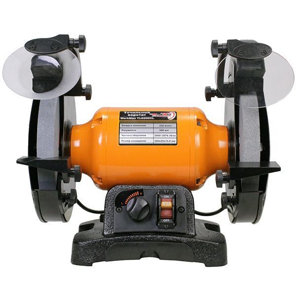 Точильний верстат 200мм з регулюванням обертів WorkMan TLG200VL 42504 42504 фото