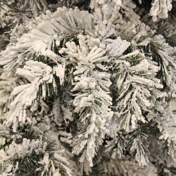 Вінок &oslash; 45 см декоративний Dinsmore Frosted зелений зі снігом 8718861289022 фото