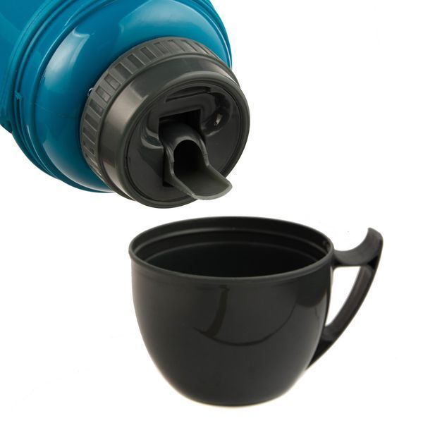 Термос Mega, ЕТ100Т, 1 л, синій 0717040381081BLUE фото