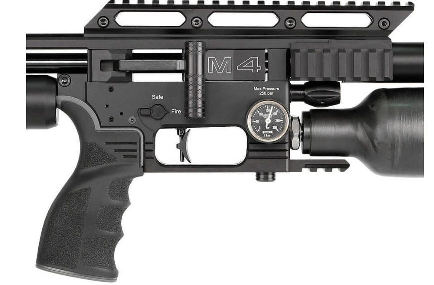 Пневматическая редукторная винтовка FX Airgun M4 Compact Black .177 кал 1004144 фото