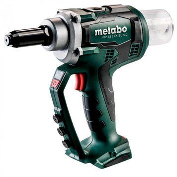 Акумуляторний заклепувальний пістолет Metabo NP 18 LTX BL 5.0, без акб і з/п, у картонній коробці 619002890 фото