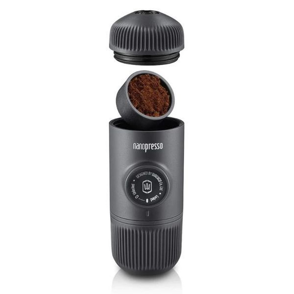 Портативна еспресо-кавоварка Wacaco Nanopresso+ з адаптером для капсули WNANONS фото