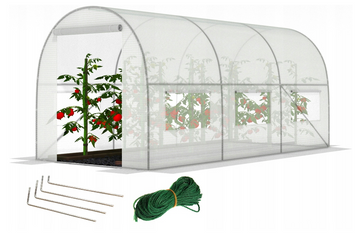 Садова теплиця з вікнами FunFit Garden 10m2 = 400*250*200 (1560) 1560 фото