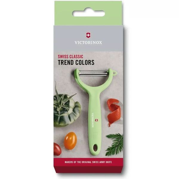 Овощечистка Victorinox Tomato and Kiwi Светло зеленая (7.6079.42) 7.6079.42 фото