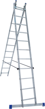 Драбина 2-секц. розкл. 2*11сх. 2,99-5,07м VHR H VHR H 2*11 фото