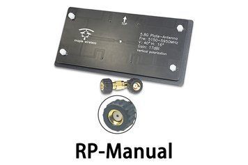Антена 5.5GHz Maple патч 17dB RP-SMA 2722387768684 фото