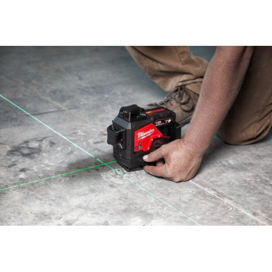 Нівелір лазерний акумуляторний 3D MILWAUKEE, M12 3PLSKIT-401P (ЗП+1ак.Х4Аг+обладнання+PACKOUT) 4933499379 фото