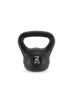 Гиря вінілова Gymtek 2кг чорний 5907766665540 фото