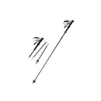 Трекінгова палиця Naturehike CNK2450DS017, 120 см, чорна 6927595788790 фото