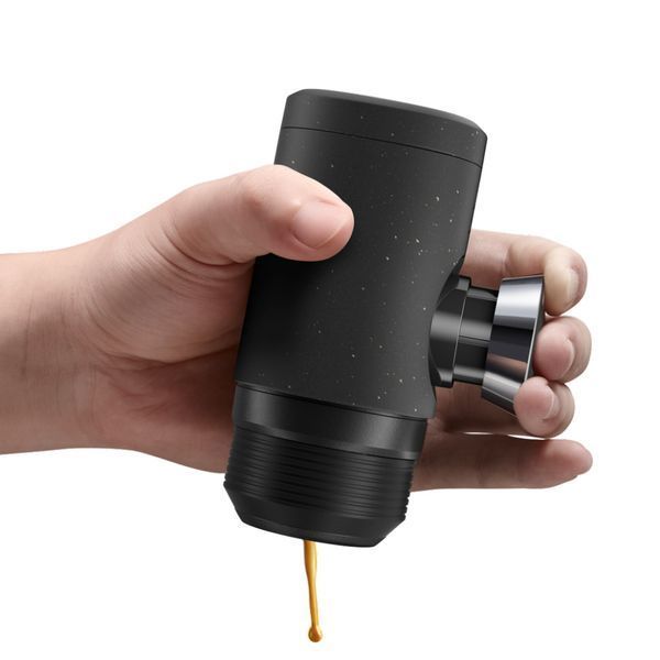 Портативна еспресо-кавоварка Wacaco Minipresso NS2, механічна, для капсул, чорний WMININS2BL фото