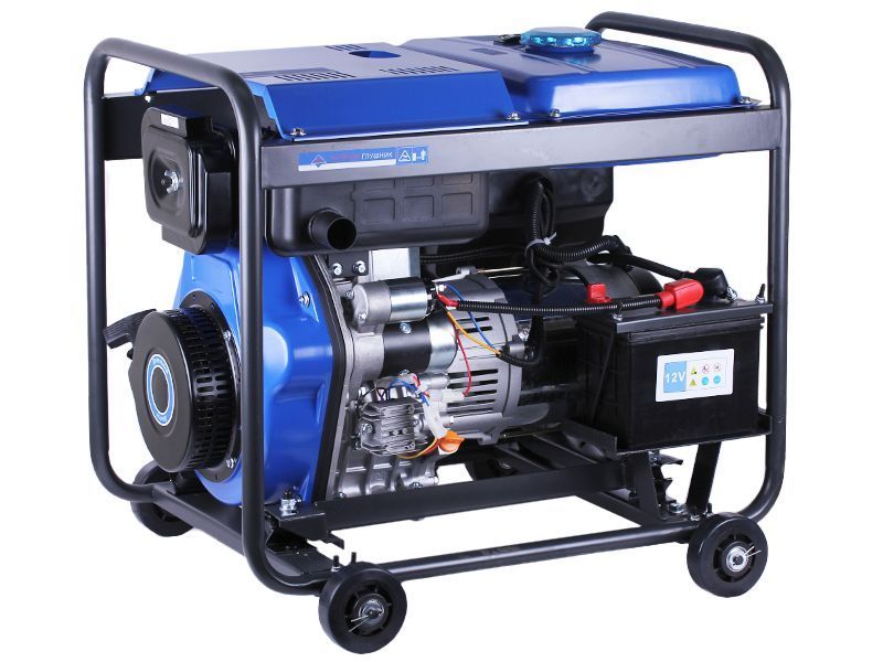 Генератор дизель JM8500X(E) 6.0/6.5KW (однофазний+свічка розжарення) ТАТА GN-031 фото