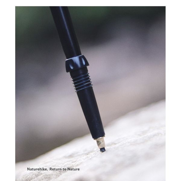 Трекінгова палиця 3-сек. Naturehike CNK2550DS010, 55-120 см, алюміній, зелена 6977465869371 фото