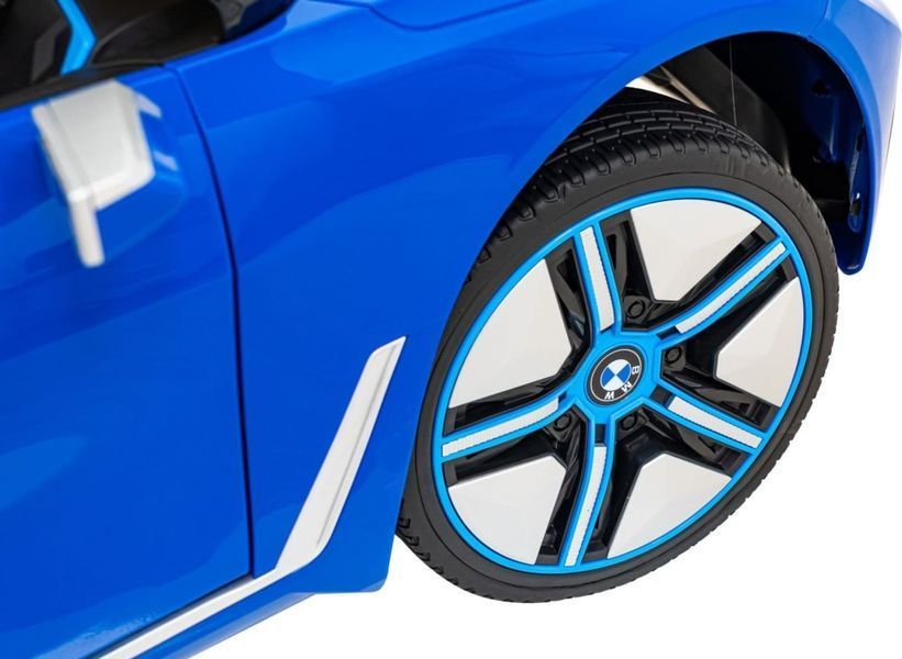 Дитяча акумуляторна машинка BMW i4 Синя PA.JE1009.NIE фото