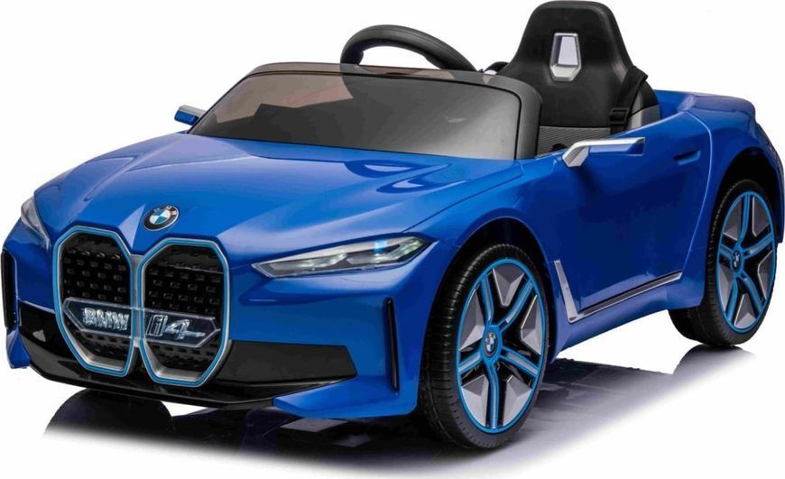 Дитяча акумуляторна машинка BMW i4 Синя PA.JE1009.NIE фото