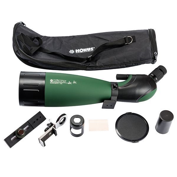 Підзорна труба KONUS KONUSPOT-100 20-60x100 + Безкоштовна доставка 7127 фото