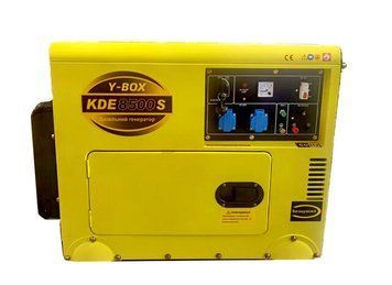 Генератор дизель KDE8500S 6.0/6.5KW однофазний, 220V, безшумний (двигун F192FE, свічка розжарювання) YBX GN-046 фото