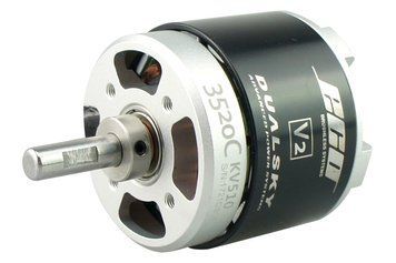 Мотор Dualsky ECO 3520C KV510 1150W для літаків 2722618153913 фото