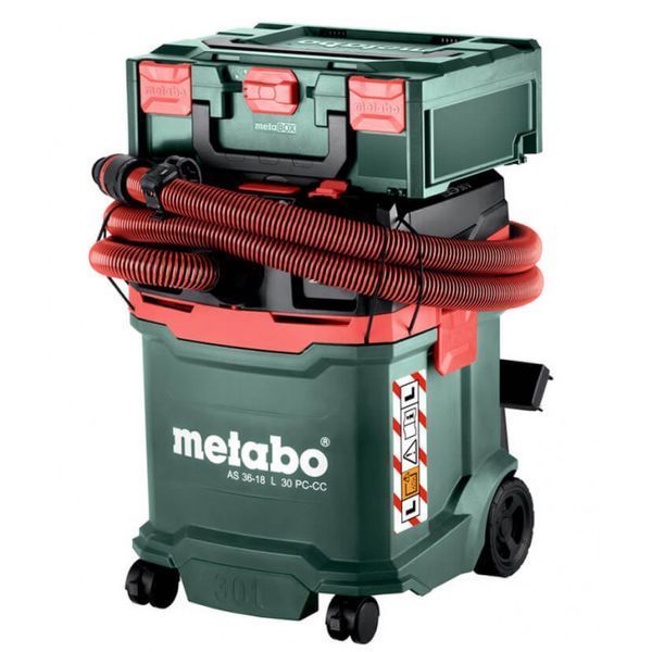 Акумуляторний пилосос Metabo AS 36-18 L 30 PC-CC без акб і з/п 602073850 фото