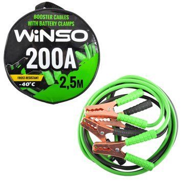 Провода-прикурювачі Winso 200А, 2,5м 138210 138210 фото